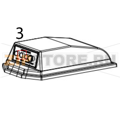 Start button Hurakan HKN-20SN2V Start button Hurakan HKN-20SN2VЗапчасть на деталировке под номером: 3