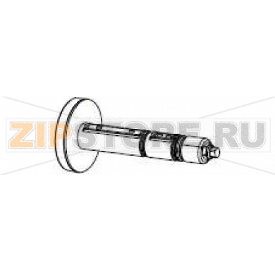 Шпиндель риббона подающий (стандартный) Zebra ZT620 Шпиндель подмотки красящей ленты Zebra ZT620Запчасть на сборочном чертеже под номером: 2Количество запчастей в устройстве: 1Название запчасти Zebra на английском языке: Ribbon Supply Spindle (standard spindle on all printers)