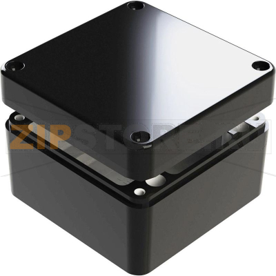 Корпус алюминиевый, 125x125x80 мм, синий, 1 шт Deltron Enclosures 487-121208B-66 