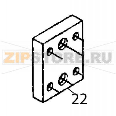 Probe racord support Fagor HMM-6/11 Probe racord support Fagor HMM-6/11Запчасть на деталировке под номером: 22Название запчасти Fagor на английском языке: Probe racord support HMM-6/11.
