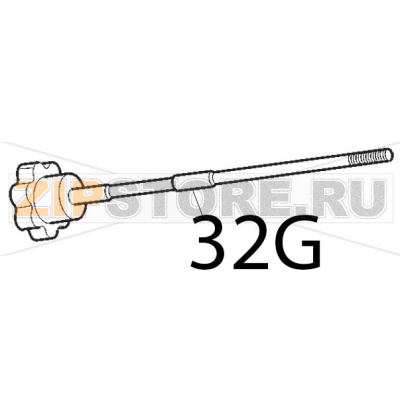 Tirante paralama grigia Sirman Topaz 220 Tirante paralama grigia Sirman Topaz 220Запчасть на деталировке под номером: 32G