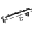 Roller guide, front Zebra TTP-2030