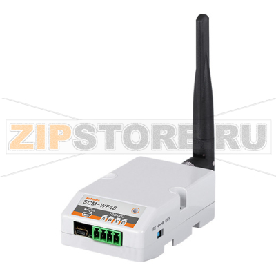 Преобразователь коммуникационный Wi-Fi-RS485-USB, без развязки, IP20 Autonics SCM-WF48 