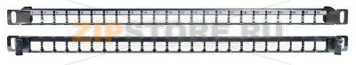 Hyperline PPBLHD-19-24S-SH-RM Модульная патч-панель 19&#039;&#039;, 24 порта, Flat Type, 0.5U, для экранированных и неэкранированных модулей KJ2(C6A), KJNE, с задним кабельным организатором (без модулей) 