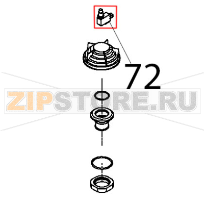 Micro switch porta Teikos TS820 Micro switch porta Teikos TS820Запчасть на деталировке под номером: 72