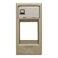 Накладка для суппортов и телекоммуникационных разъёмов, шампань ABB 2CLA211810N1901