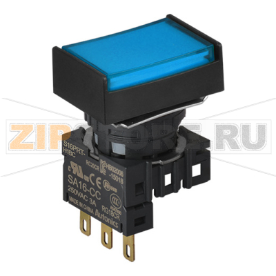 Выключатель кнопочный, Ø отверстия: 16 мм Autonics S16PRT-H1BC 