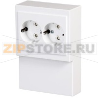Розетка 16 А, 230 В, белая ABB 2TKA00002273
