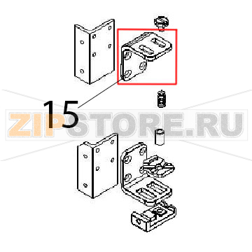 Door top hinge Angelo Po FC1011G Door top hinge Angelo Po FC1011GЗапчасть на деталировке под номером: 15