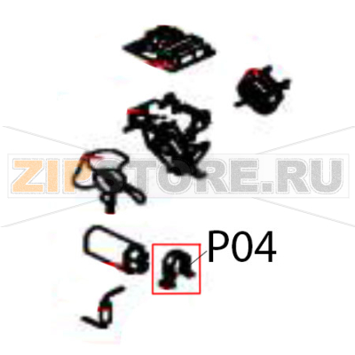 Capacitor holder Hurakan HKN-WP900M Capacitor holder Hurakan HKN-WP900MЗапчасть на деталировке под номером: P04