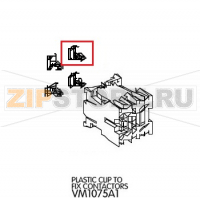 Plastic clip to fix contactors Unox XBC 605