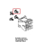Plastic clip to fix contactors Unox XBC 605