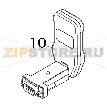 Bluetooth-модуль внешний TSC TA210 Модуль Bluetooth внешний для RS-интерфейса для принтера TSC TA210Запчасть на деталировке под номером: 10