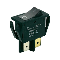 Переключатель клавишный 250 В/AC, 16 А, 2 x выкл/вкл, IP40, 1 шт Marquardt 1552.3602