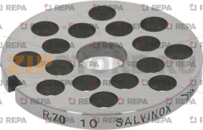 РЕШЕТКА ИЗ НЕРЖ.СТАЛИ МОД.R70/12/10 УНГЕР 