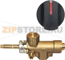 DRILLED AXIS GAS TAP + KNOB 