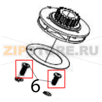 Machince whorl screw M4X10 Hurakan HKN-ME709