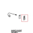 Magnetic support plate for door M Unox XVC 305E