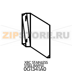Stainless steel baffle Unox XBC 805 Stainless steel baffle Unox XBC 805Запчасть на деталировке под номером: 7Название запчасти на английском языке: Stainless steel baffle Unox XBC 805