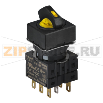 Переключатель селекторный, Ø отверстия: 16 мм Autonics S16SRS-L6Y2C24 