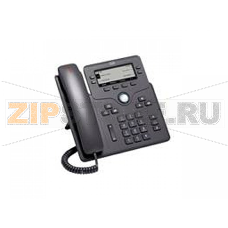 IP-телефон 110-240 В, 2xGE (PoE), 4 линии, SIP/SCCP, 396х162 пкс Cisco CP-6821-3PCC-XU 