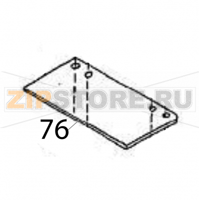 Guide plate B Sato HR224 TT Guide plate B Sato HR224 TTЗапчасть на деталировке под номером: 76Название запчасти на английском языке: Guide plate B Sato HR224 TT.