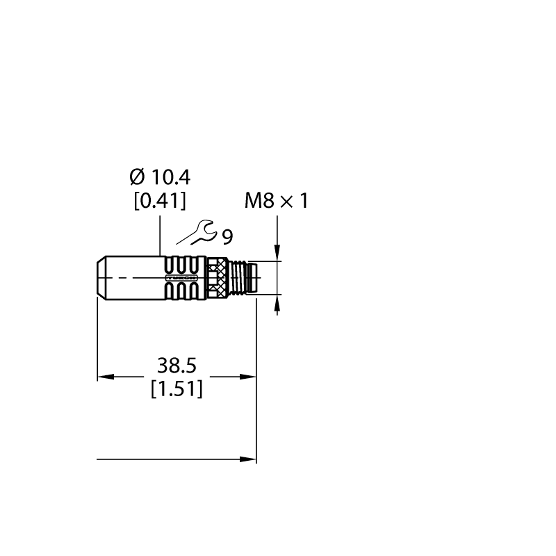 Кабель Ethernet Turck PSGS4M-PSGS4M-4422-1M 