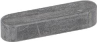 CHIAVETTA ACCIAIO 8x7x36 mm