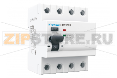 УЗО 100 А, 300 мА, 4 полюса, тип: AC Hyundai Electric HRC100S4PG7S0000C00100GC 