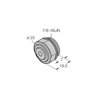 Заглушка торцевая 7/8" Turck RSMV-BC