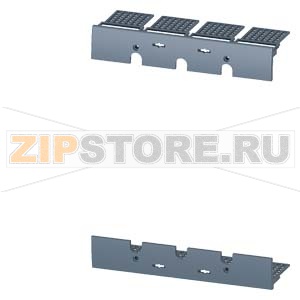 КРЫШКА КЛЕММНИКА ВТЫЧНОГО ЦОКОЛЯ И ВЫКАТНОЙ КОРЗИНЫ ПРИНАДЛЕЖНОСТЬ ДЛЯ 4-ПОЛ. 3VA2 100/160/250 И 3VA3 250 Siemens 3VA9124-0KB01 