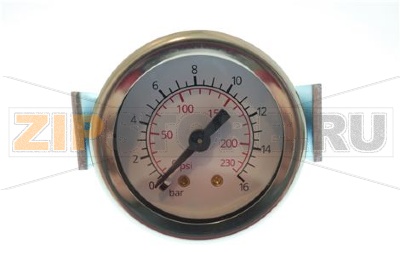 PRESSURE GAUGE D-40 0-16 BAR 