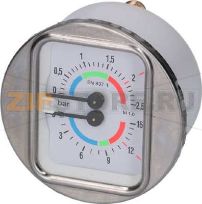 МАНОМЕТР БОЙЛЕРА-НАСОСА Ø 63 ММ 