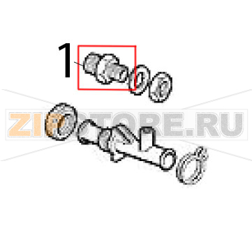 Raccordo ingresso acqua Scotsman BF 80 Raccordo ingresso acqua Scotsman BF 80Запчасть на деталировке под номером: 1