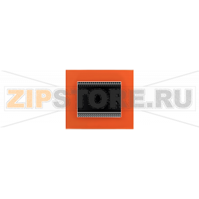 TECO Frame - 1 gang Decente, glass brick orange 