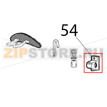 Hinge support LH Angelo Po 31PIE6 Hinge support LH Angelo Po 31PIE6Запчасть на деталировке под номером: 54