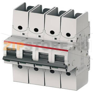 Выключатель автоматический четырехполюсный, S804S-UCK80-R ABB 2CCS864002R1627 