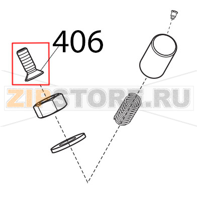 Vite TSP-DIN963, M6x16 Sirman Canova 300 Vite TSP-DIN963, M6x16 Sirman Canova 300Запчасть на деталировке под номером: 406
