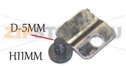 FIXATION ( EQUERRE+VIS) VITRE INFERIEURE 