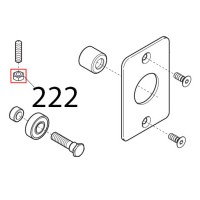 Dado es. DIN934, M6 Sirman Canova 300