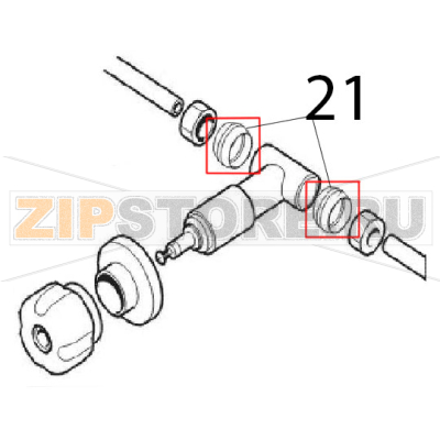 Bicone Ø: 10x6.5 Angelo Po 0A1CP1E Bicone Ø: 10x6.5 Angelo Po 0A1CP1EЗапчасть на деталировке под номером: 21
