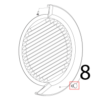Pomello paralama LAV Sirman Mirra 300 Y09