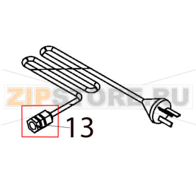 Power cord sleeve Hurakan HKN-FR6L Power cord sleeve Hurakan HKN-FR6LЗапчасть на деталировке под номером: 13
