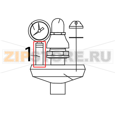 Extension Tecnoinox P70IE7 Extension Tecnoinox P70IE7Запчасть на деталировке под номером: 1