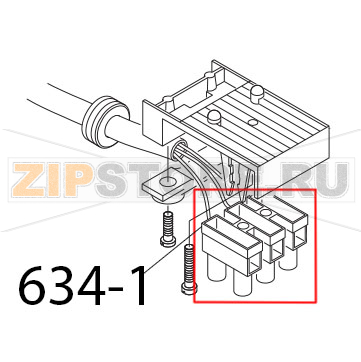 Morsettiera 3 poli, PA27 Sirman Mirra 250 C Morsettiera 3 poli, PA27 Sirman Mirra 250 CЗапчасть на деталировке под номером: 634-1