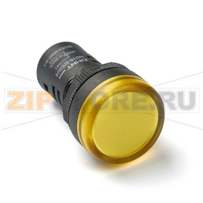 Лампа сигнальная 400 В, 22 мм, IP40, желтая Chint ND16-22DS/4 
