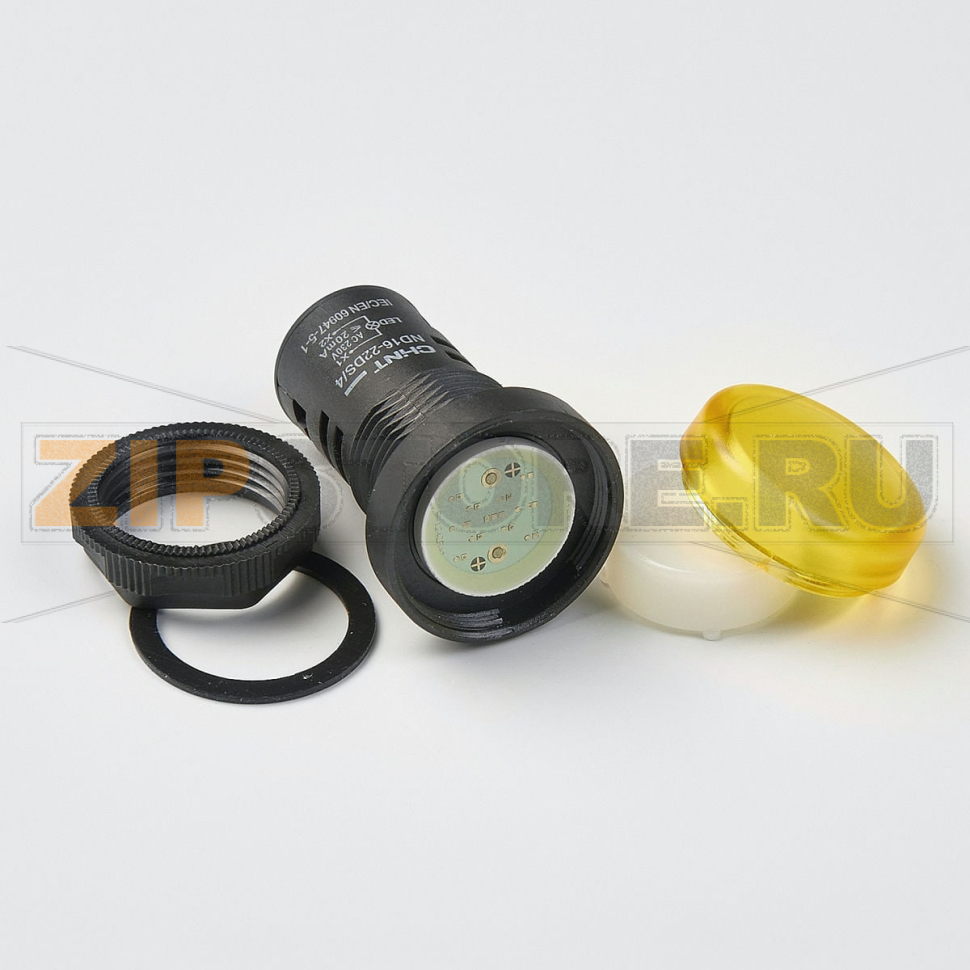 Лампа сигнальная 400 В, 22 мм, IP40, желтая Chint ND16-22DS/4 