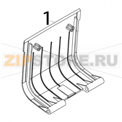 Media cover TSC Alpha-2R Media cover TSC Alpha-2RЗапчасть на деталировке под номером: 1