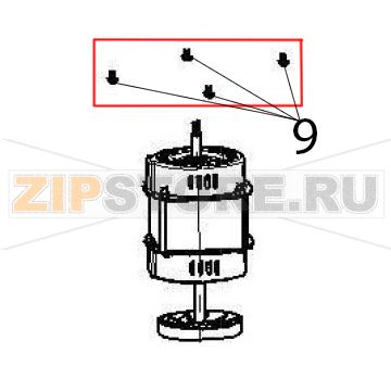 Screw M4X8 Hurakan HKN-SPM Screw M4X8 Hurakan HKN-SPMЗапчасть на деталировке под номером: 9