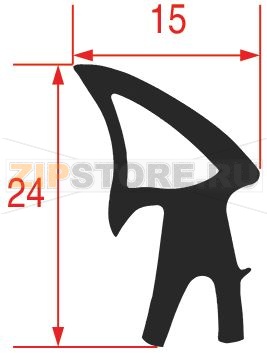 GASKET FOR OVEN DOOR  2225 mm 
